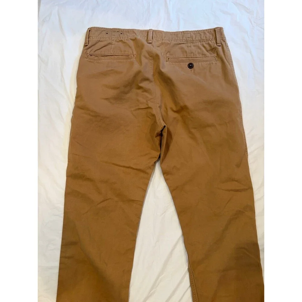 American Eagle Pants Men’s 34x32 Tan Relaxed Straight Khakis